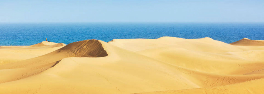 Sanddyner i maspalomas, Gran Canaria